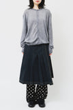 (W) Osaki Pleats Denim Skirt