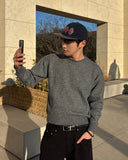 Soft wool round knit