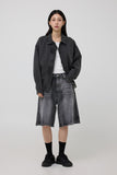 Ecru washed shorts