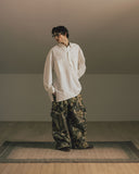 [AG] Pullover Side-Slit Shirt