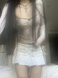 Eilana Ribbon Lace Top