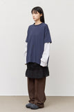 Bebe Waffled Layered Longsleeve