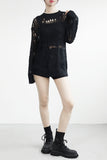 Ruel See-through Punching Long Knit