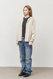 Venis Pigment Cropped Zip Hoodie