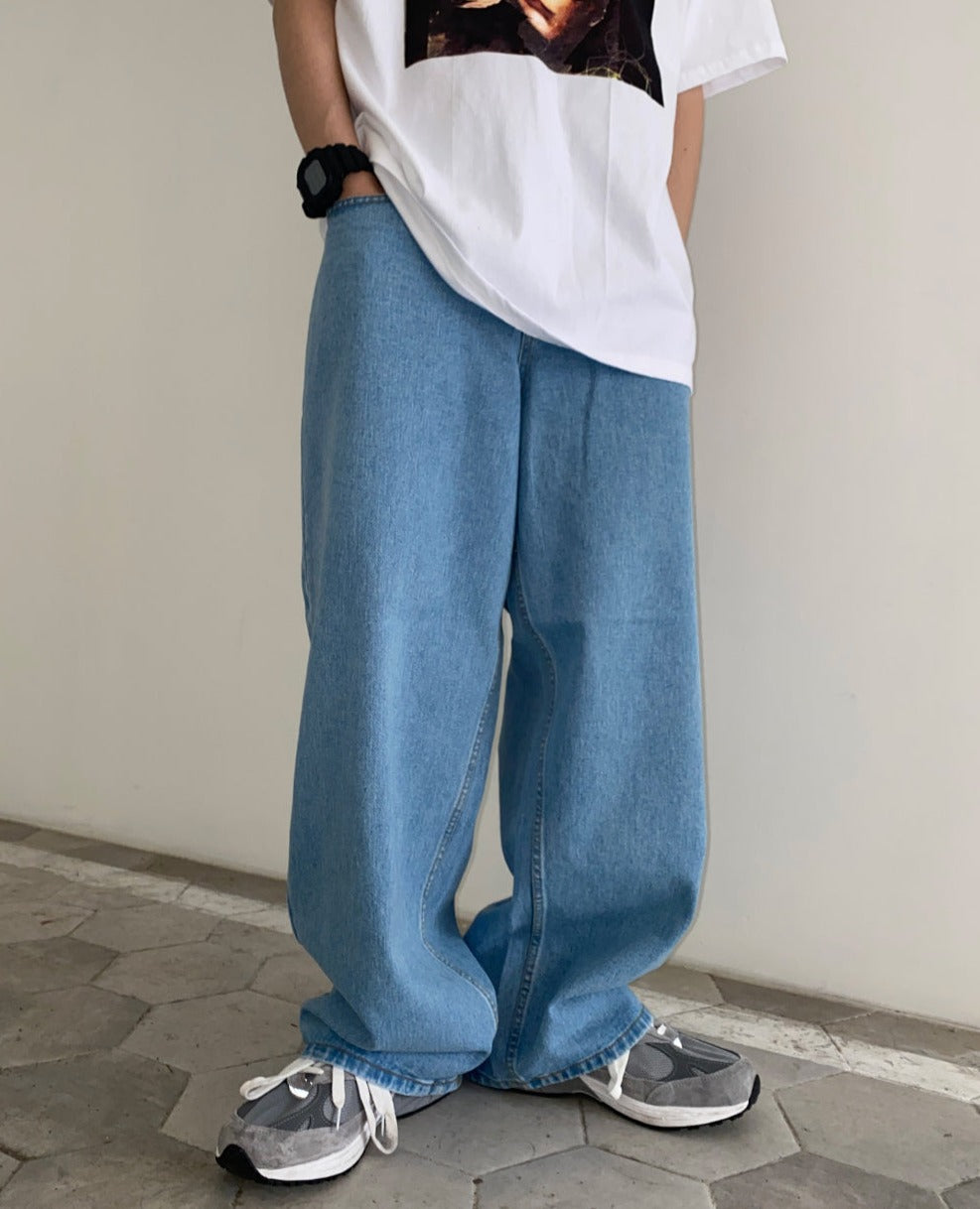 【KOOLOSET】Real Wide Denim Pants KOOLOSET (クロゼット) - リアルワイドデニムパンツ / Real Wide