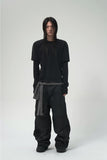 (M) PANEL LAYERED TEE