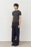 Blade Stitch Wide Denim