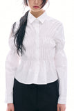 Leona shirring blouse