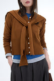 Messian Scarf Cardigan