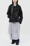 Storm Leather Zip Jacket
