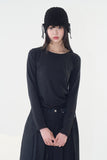 Islet ribbon net beanie