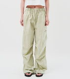 Tape Cargo Nylon Pants