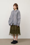 (W) Ink Frill Skirt