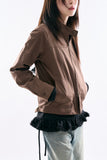 Jasper minimal zip-up jacket