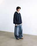 Washed Denim Balloon Pants