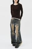 Solid Washed Denim