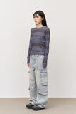 Space Cargo Denim Pants