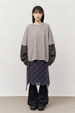 (W) Hike Checked Wrap Skirt