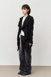 (W) Raven Wrinkled Cardigan