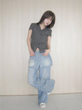 LIGHT BLUE SH SKIRT PT