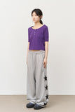 (W) Alder Button Top
