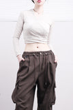 Majeur Wrap Hood T-Shirt
