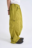 Stone nylon string cargo pants