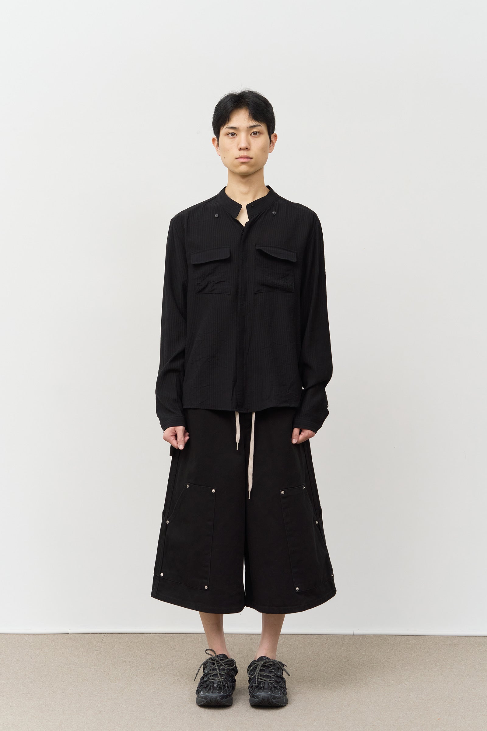 【HI FI FNK】(W) Ton Stud Bermuda Pants HI FI FNK(ハイファイファンク) - バスケットバミューダパンツ