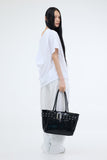 Curd Eyelet Shoulder Bag