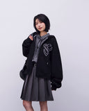 Rubber Stitch Hood Zip-Up