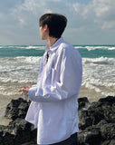 Unisex high-density basic overshirt