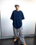 Essential Big Half Tee - Indigo