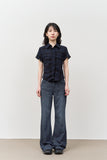 (W) Tet Shirring Shirt