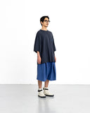 Cross Pleated Sweat Shorts