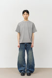 Cut-off Pigment Cropped Top