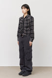 (W) Calm Checked Shirt