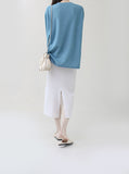 All Day Overfit Knit T-Shirt