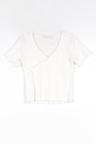 Forming lace short sleeve tee