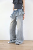 Wish Frill Curtain Denim Jeans