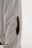 Circle slit brushed pants