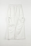 Double cargo long skirt