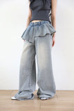 Wish Frill Curtain Denim Jeans