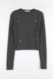 Cotton Rivet Ribbed Tee