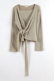 And Wrap Knit Top