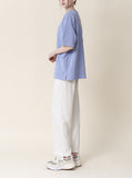 Plain Cutout Short Sleeve T-Shirt