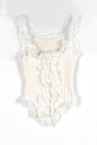 Wayne Frill Lace Sleeveless
