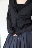 Thin see-through wind hood jumper