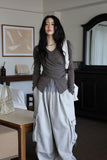 Sentub Wrap V Knit Top