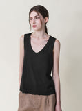 [Planning] Miel Linen V-Neck Sleeveless
