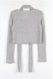 Real blend muffler cardigan